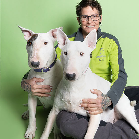 Freya mit Frieda und Mila